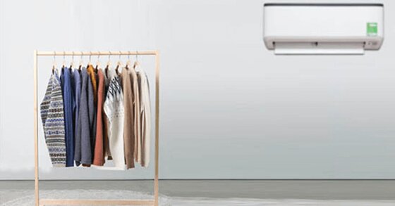 Có nên sấy quần áo bằng máy điều hòa không?