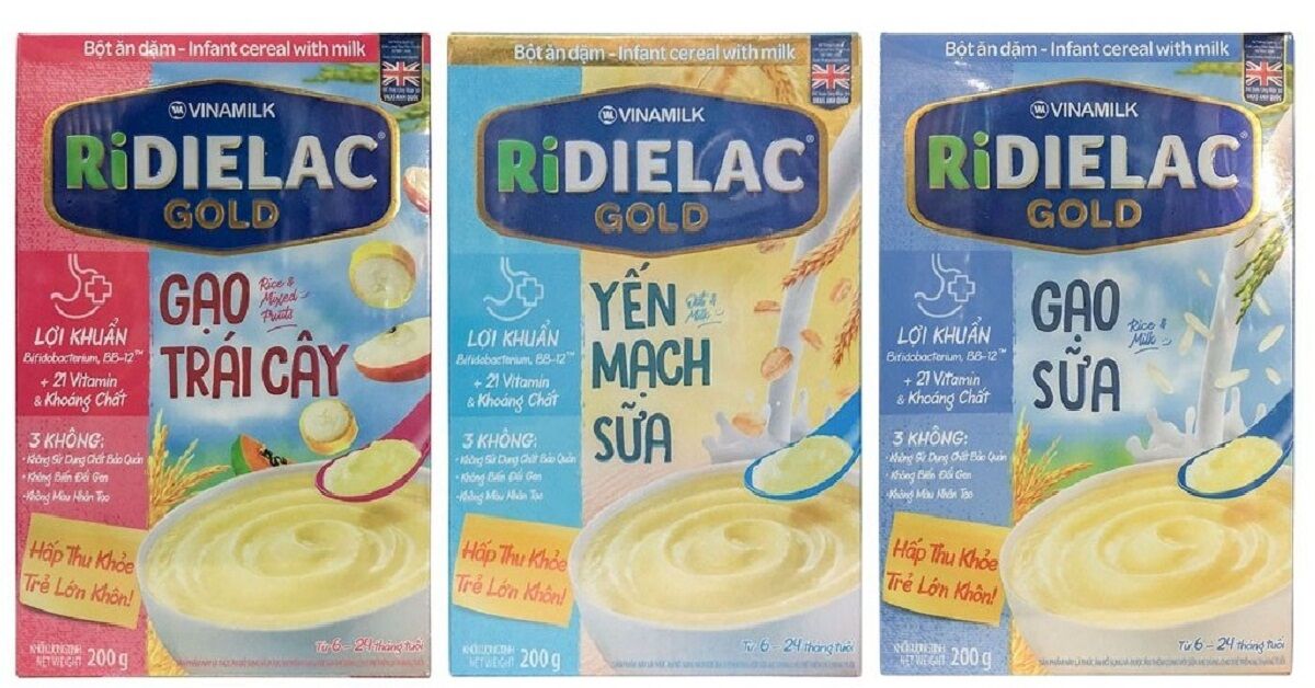Có nên sử dụng bột ăn dặm Ridielac Gold cho bé không?