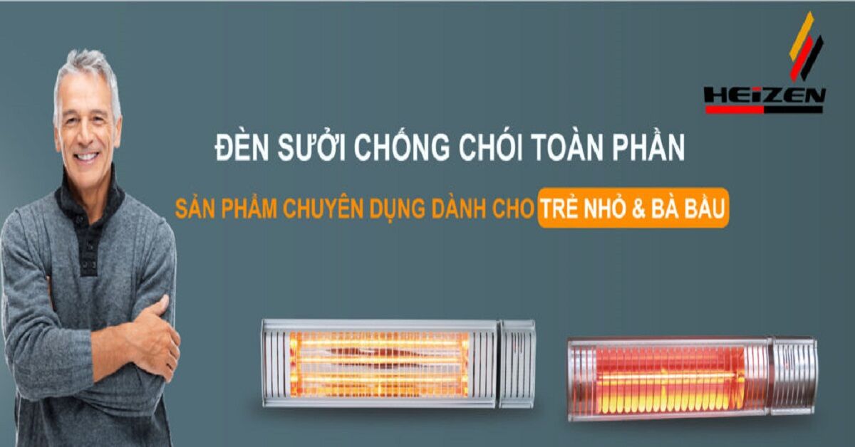 Có nên sử dụng đèn sưởi nhà tắm Heizen?