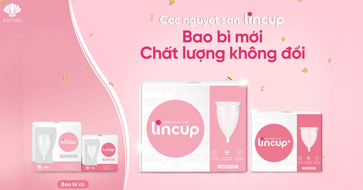Cốc nguyệt san Lincup mẫu mới nhất 2019 có khác gì so với trước đó không ?