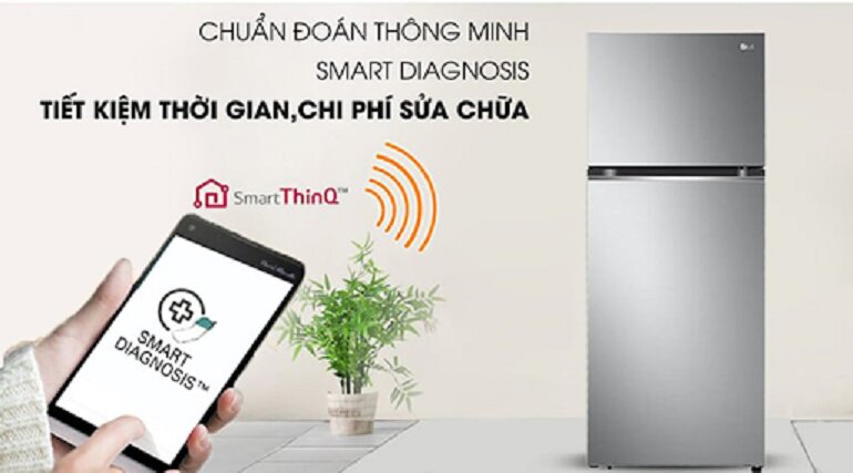 Review chi tiết tủ lạnh LG GN-M332PS tiết kiệm điện