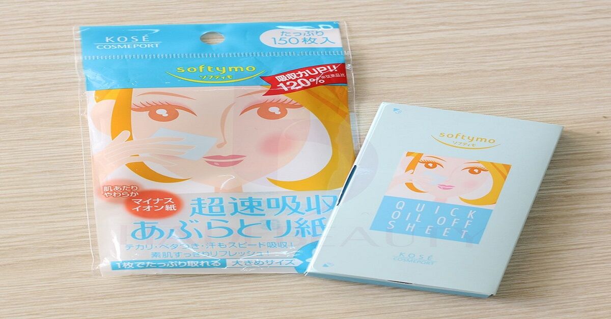 Công dụng thực sự của giấy thấm dầu Kose Softymo