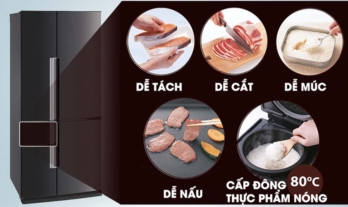 Công nghệ cấp đông mềm trên tủ lạnh Mitsubishi có tốt không?