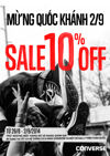 Converse khuyến mãi nhân dịp Quốc Khánh 2/9