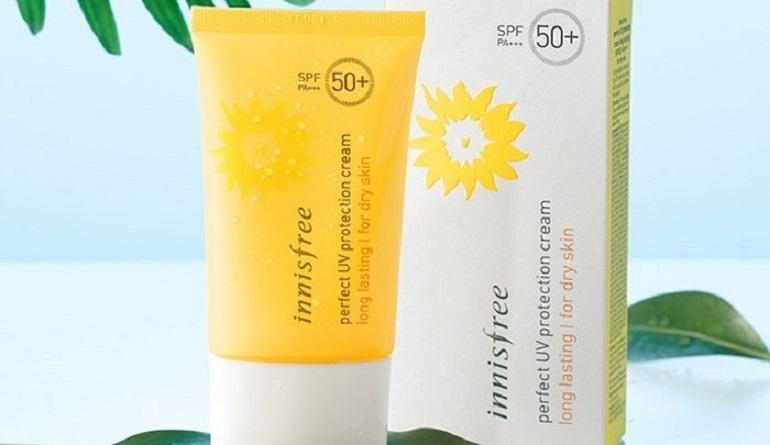 Kem chống nắng Innisfree Perfect UV Protection Lasting / For Dry Skin Sunscreen