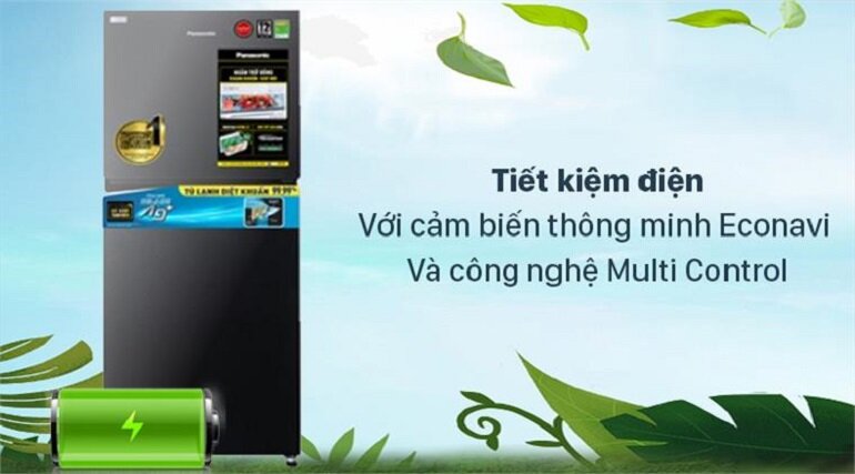 Tủ lạnh Panasonic Inverter 268 lít NR-TV301VGMV 