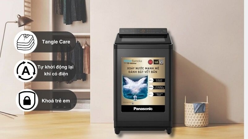 Đánh giá chi tiết máy giặt Panasonic Inverter 14.5 kg NA-FD290CEBV