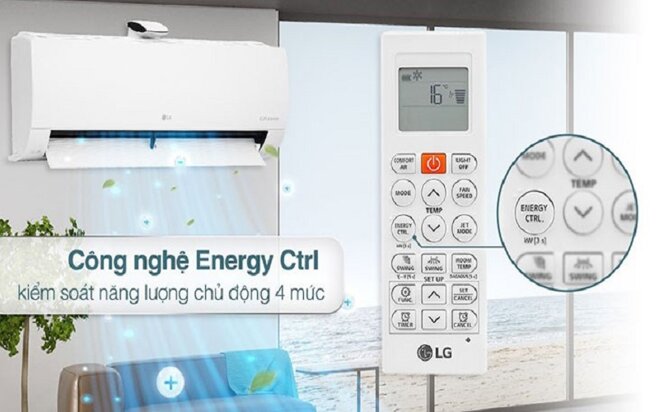 điều hòa LG V10APFP sở hữu công nghệ kiểm soát năng lượng chủ động Energy Ctrl 