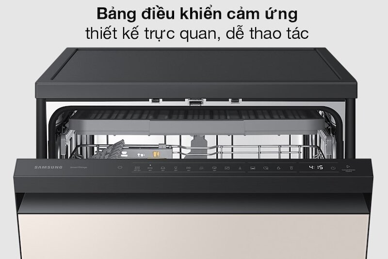 Máy rửa bát Samsung Bespoke DW60CB750FAPSV thiết kế bắt mắt, hiệu quả vượt trội