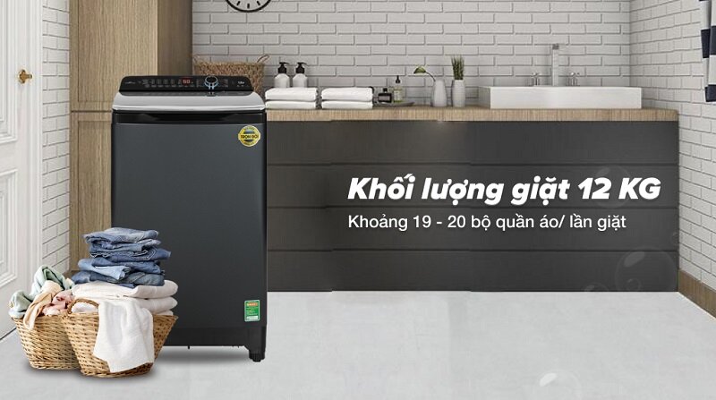 So sánh máy giặt Aqua Inverter 12 kg AWM12-BSR1K(BU) 2025 và AQW-DR120HT BK 2022