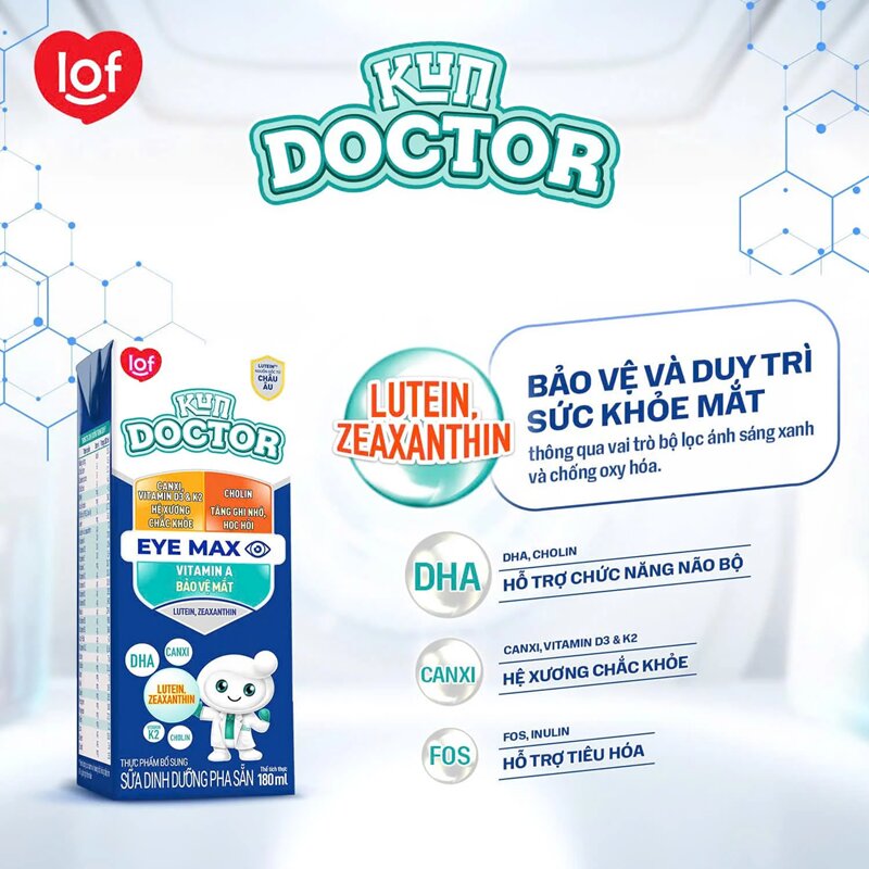 Sữa dinh dưỡng Kun Doctor Eye Max thành phần