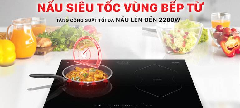 Công suất bếp hồng ngoại là bao nhiêu?