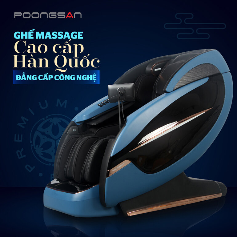 Ghế massage Poongsan MCP-902 “tuyệt tác công nghệ”