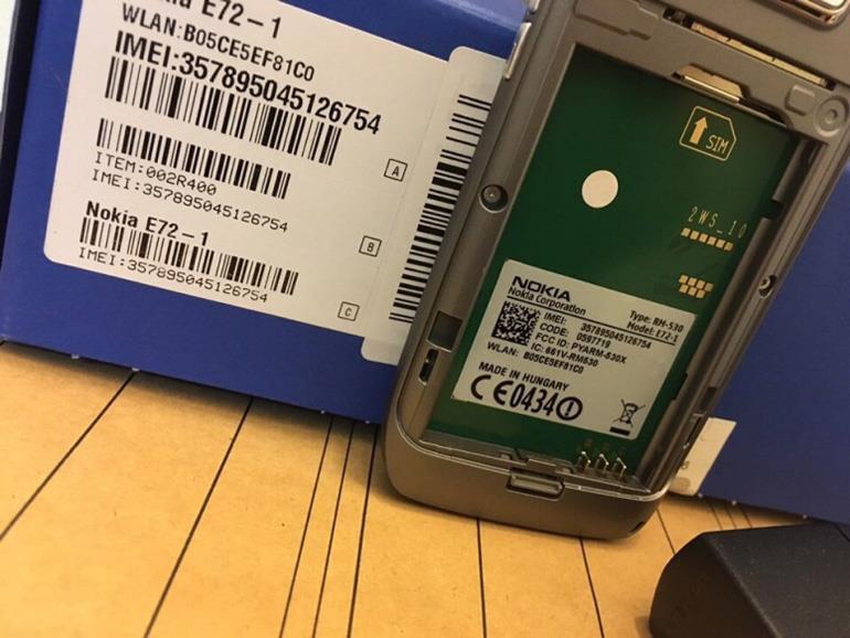 dấu hiệu nhận biết nokia E72 nhái dấu hiệu nhận biết nokia E72 nhái