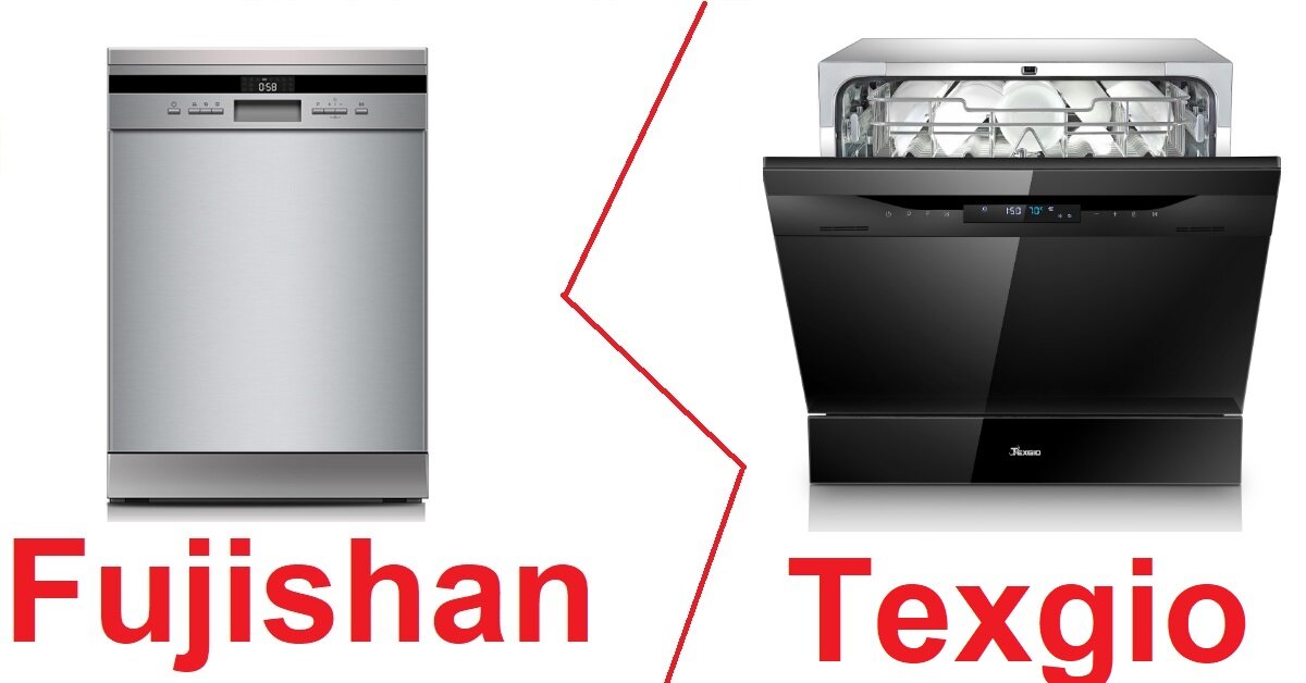 So sánh máy rửa bát Fujishan và Texgio: máy rửa bát loại nào tốt?