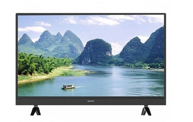 Kiểu dáng thanh lịch mảnh mai của Smart Tivi Skyworth 43 inch 43S3, Full HD