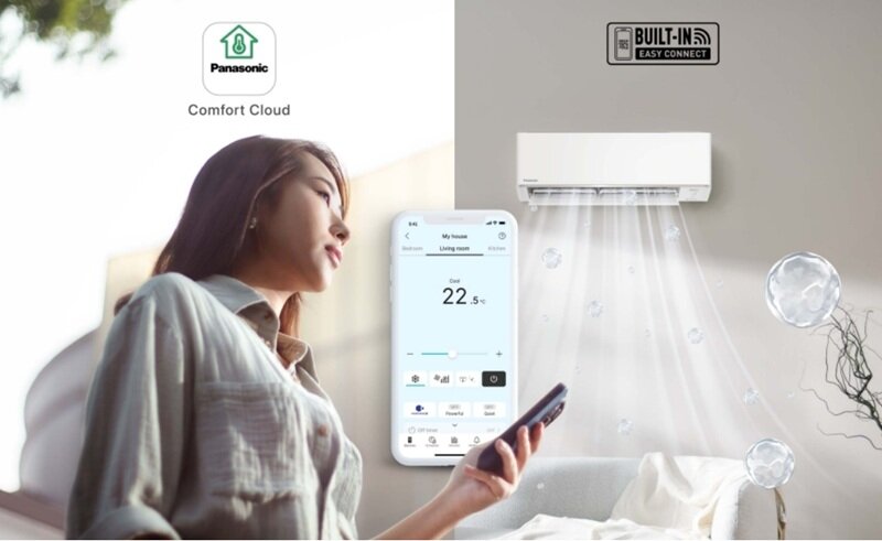 Điều hòa Panasonic 9000 BTU inverter RU9CKH-8D là lựa chọn 