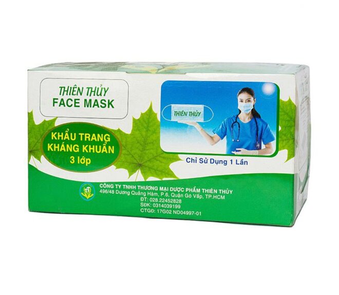 Khẩu trang 4 lớp kháng khuẩn Thiên Thủy