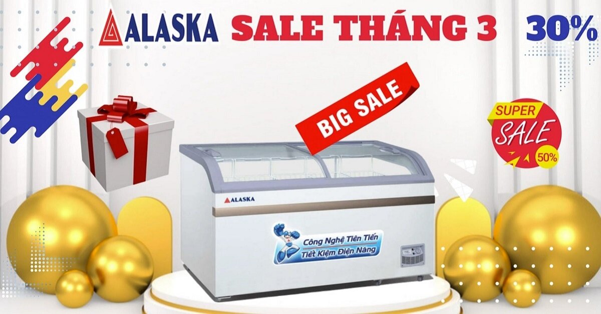 Đặc điểm, cách sử dụng tủ đông Alaska 2 ngăn chuẩn nhất