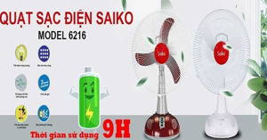 Đặc điểm nổi bật của quạt tích điện Saiko 6216