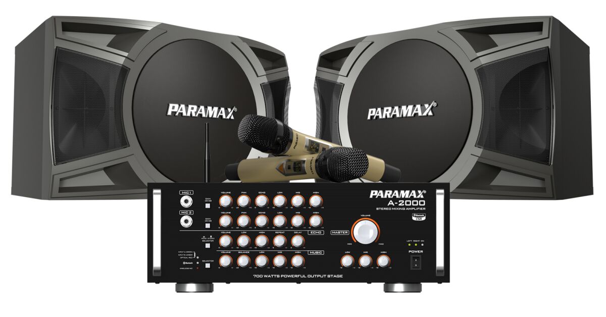 Dàn karaoke Paramax - Dòng sản phẩm vừa túi tiền với mọi gia đình Việt