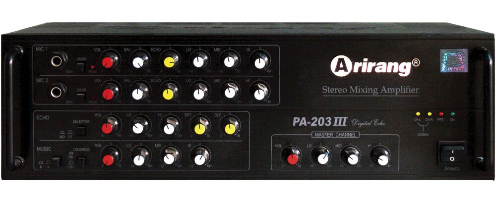 Đánh giá Âm ly Arirang PA-203III 3S - hát karaoke chuyên nghiệp