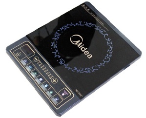 Đánh giá bếp điện từ Midea MI-SV19DE: Thiết kế không sang trọng