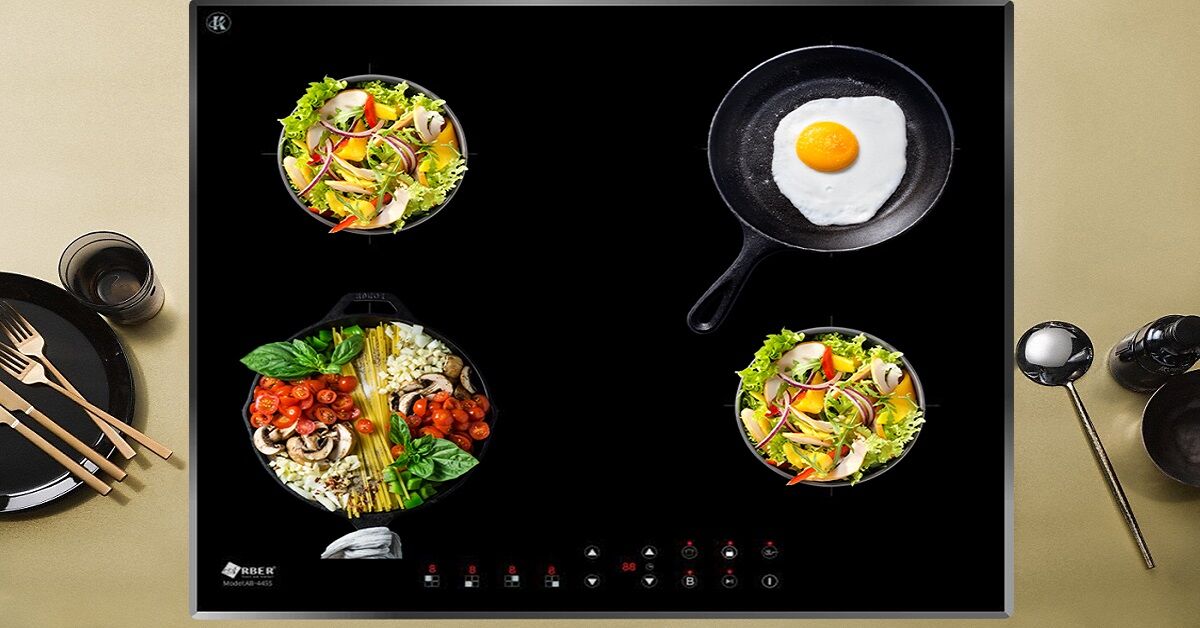 Đánh giá bếp từ âm 4 vùng nấu Arber AB - 445S từ 7-11 triệu