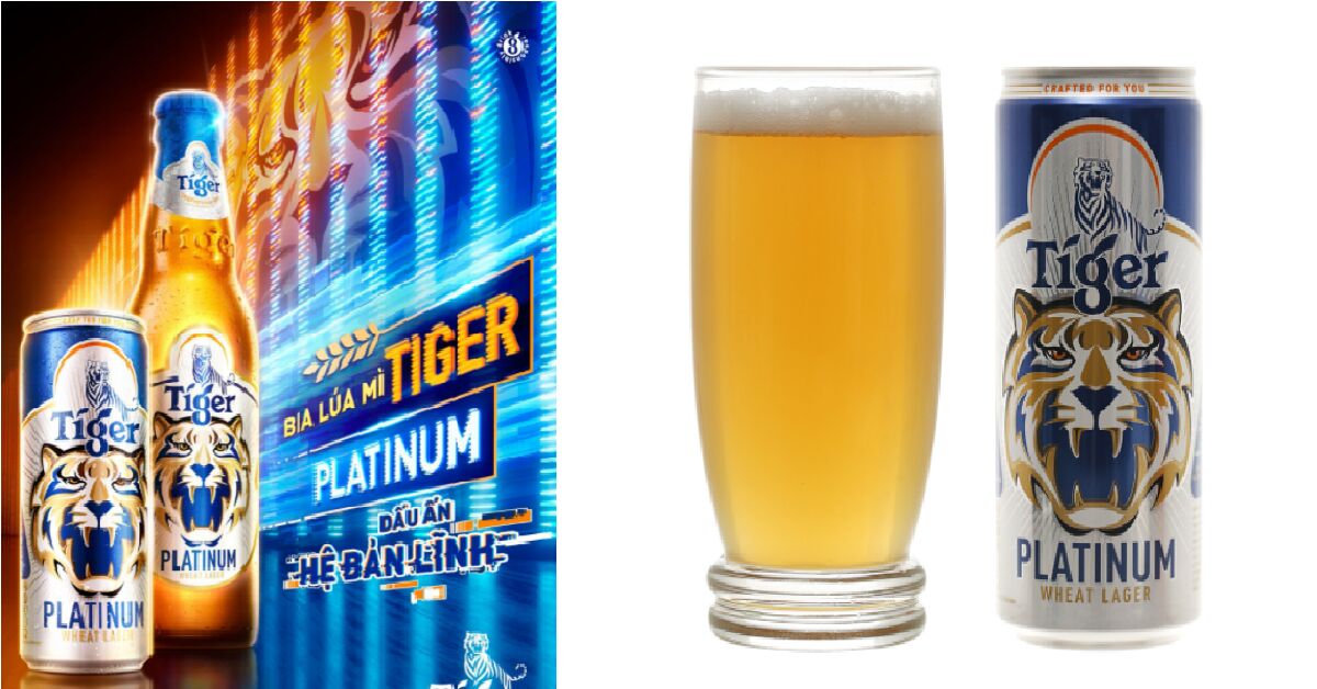 Đánh giá bia Tiger Platinum Wheat Lager uống có ngon không, nồng độ cồn, hương vị và giá cả