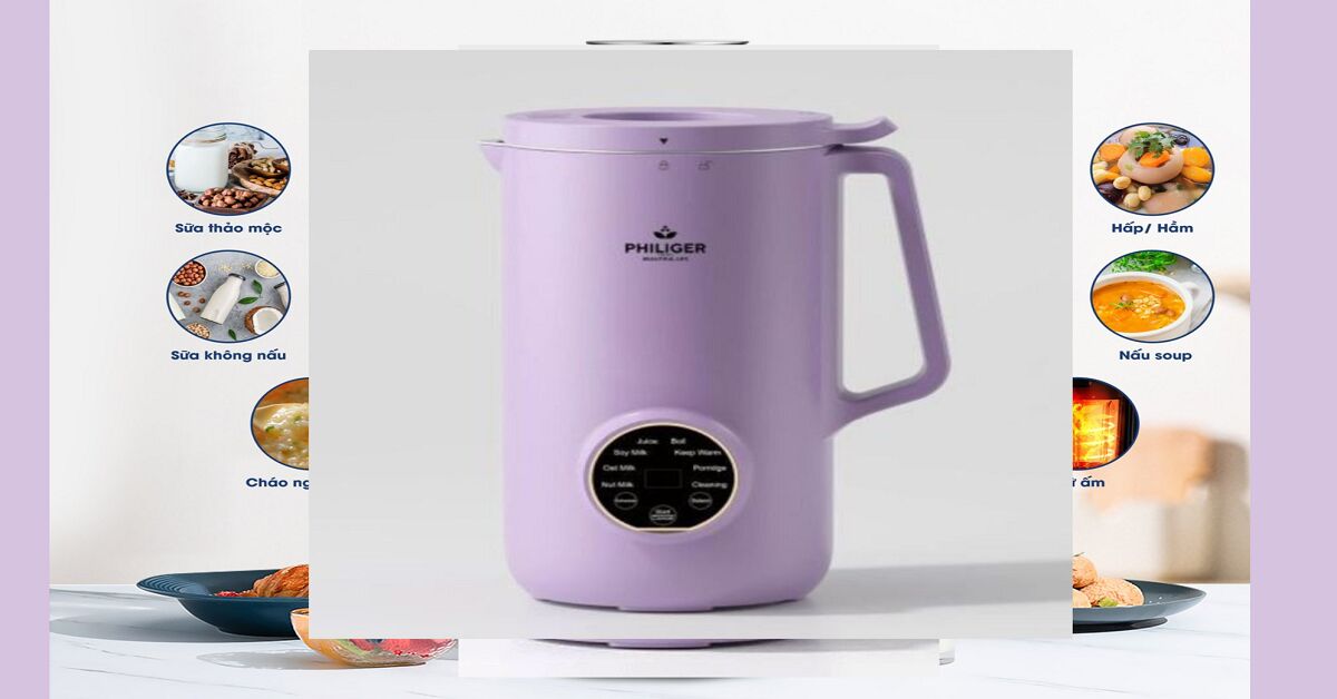 Đánh giá chân thực máy làm sữa hạt Philiger F508