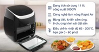 Đánh giá chất lượng của nồi chiên không dầu Hafele HS-AF1102B