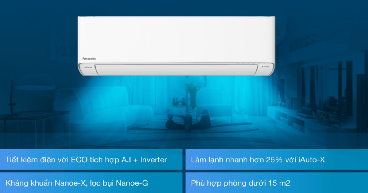 Đánh giá chất lượng máy lạnh Panasonic 1HP Inverter CU/CS-XU9XKH-8