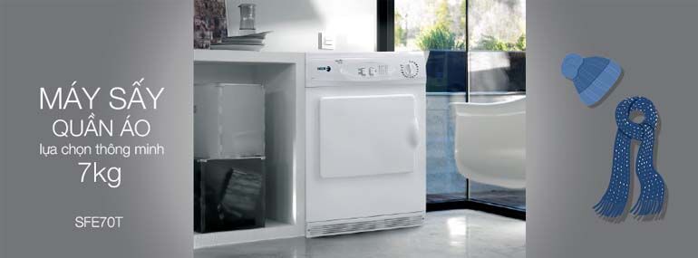 Đánh giá chất lượng máy sấy quần áo Fagor 7kg SFE-70T