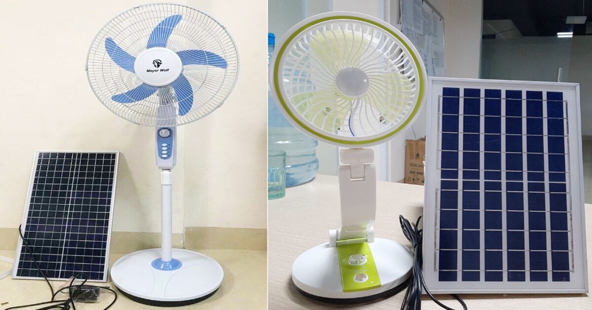 Đánh giá chất lượng quạt tích điện năng lượng mặt trời
