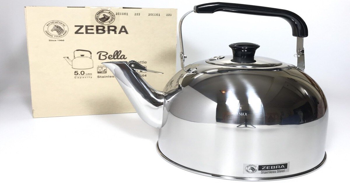 Đánh giá chi tiết ấm đun nước inox 304 Zebra Bella dung tích 5L- code 113533