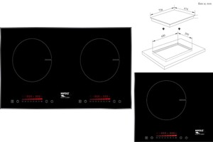 Đánh giá chi tiết bếp từ âm 2 vùng nấu Napoliz ITC388BT