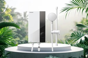 Đánh giá chi tiết bình nóng lạnh trực tiếp Panasonic DH-4US1VW