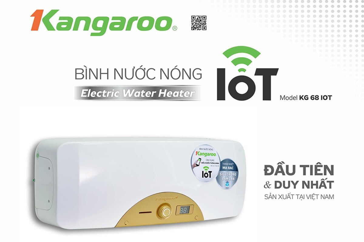 Đánh giá chi tiết bình nước nóng lạnh Kangaroo KG68 IoT giá dưới 4 triệu