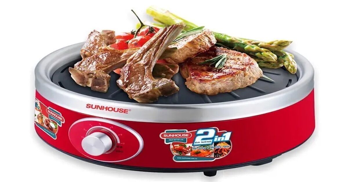Đánh giá chi tiết chất lượng bếp nướng hồng ngoại Sunhouse shd4668