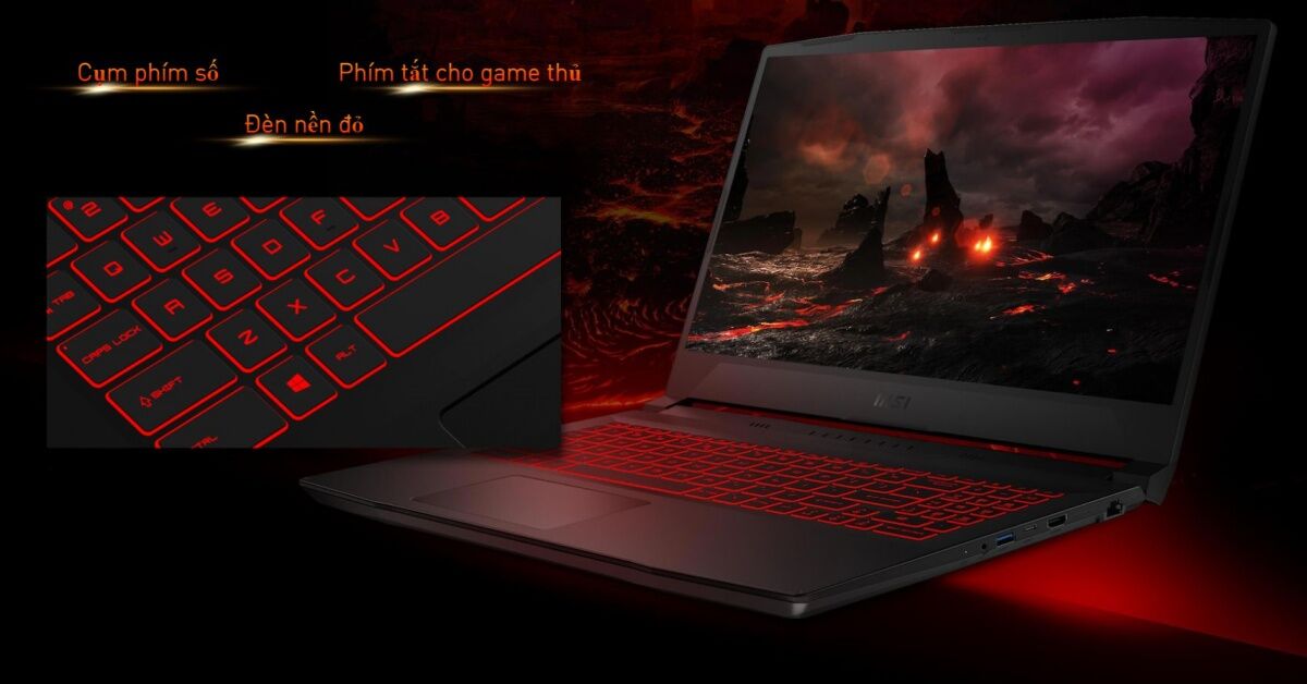 Đánh giá chi tiết laptop gaming MSI Bravo 15 B5DD- 276VN