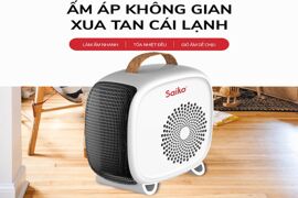 Đánh giá chi tiết máy sưởi mini Saiko PTC-2000 đa năng, tiện ích, và hiện đại