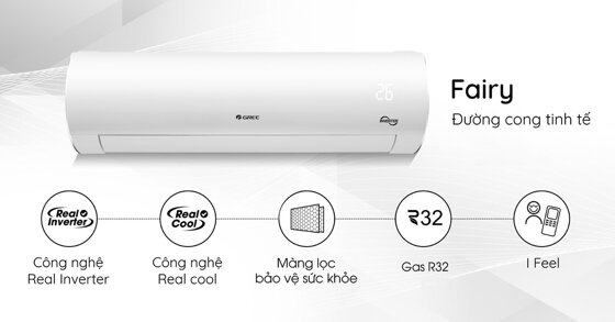 Đánh giá chi tiết sản phẩm điều hòa Gree Inverter 12000BTU GWC12FB-K6D9A1W