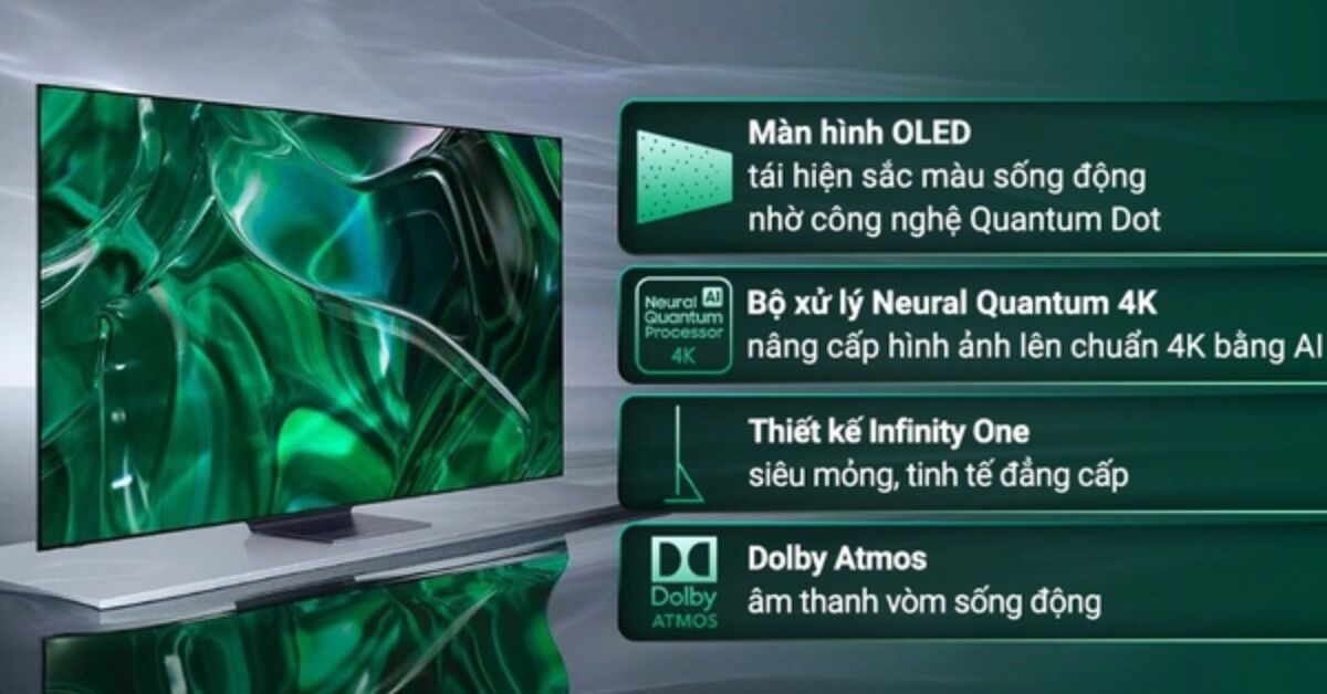Đánh giá chi tiết smart tivi Samsung OLED 4K 65 inch QA65S95C có đáng mua 2023?