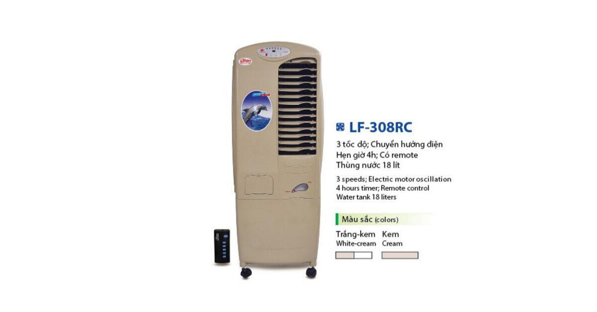 Đánh giá chi tiết về quạt làm mát hơi nước Lifan RF-308RC