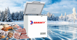 Đánh giá chiếc tủ đông 100L Sanaky VH-1599HY chi tiết