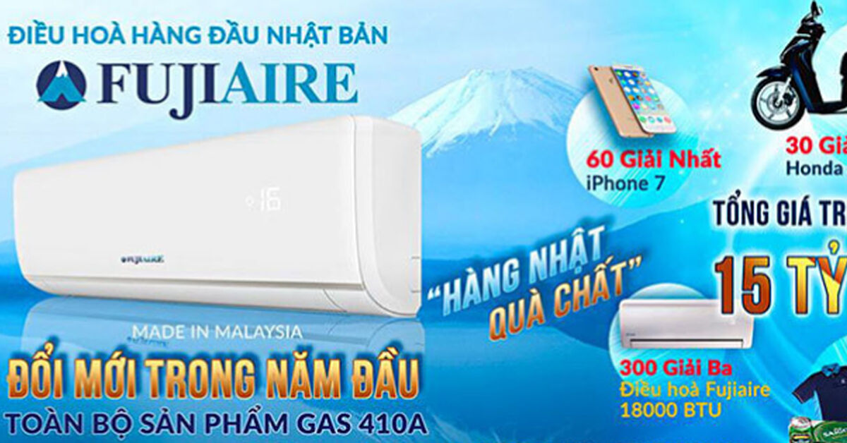 Đánh giá điều hoà Fujiaire - Điều hòa Nhật giá rẻ chất lượng