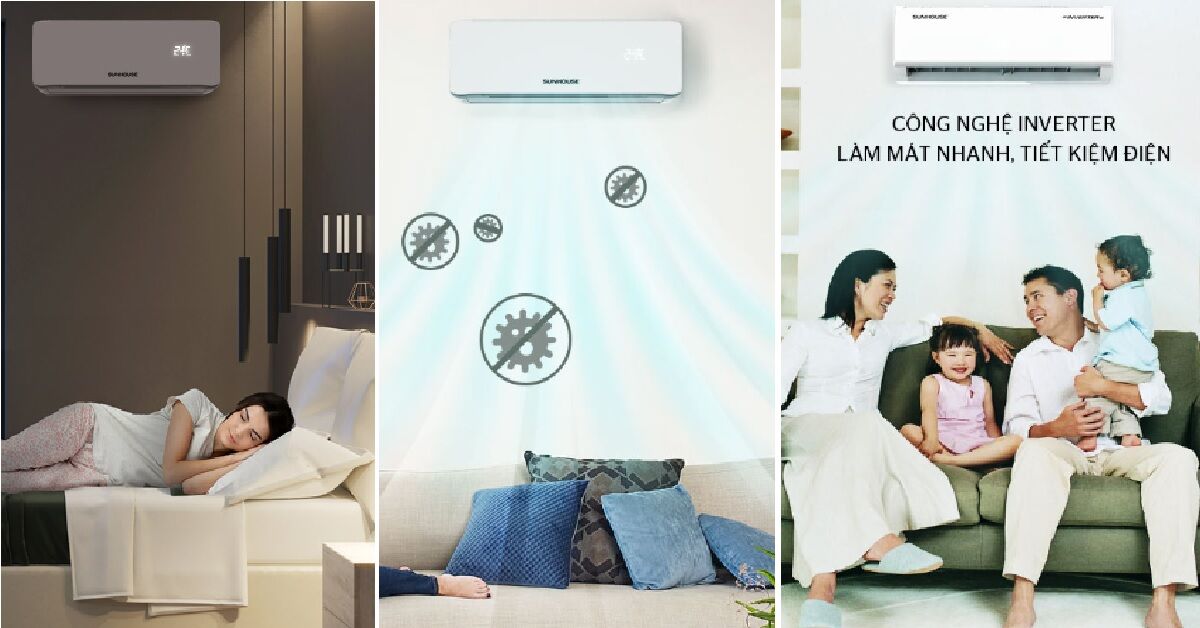 Đánh giá điều hòa Sunhouse 2023 và Top 3 lựa chọn điều hòa Sunhouse chất lượng đáng sắm