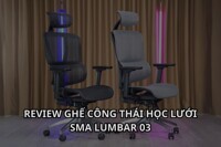 Đánh giá ghế công thái học lưới SMA LUMBAR 03
