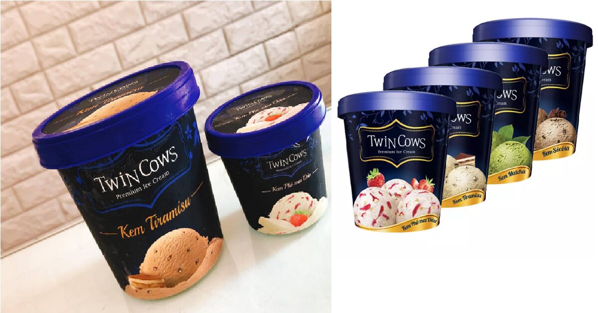 Đánh giá kem Vinamilk Twin Cows có ngon không? Có mấy vị? Giá bao nhiêu?