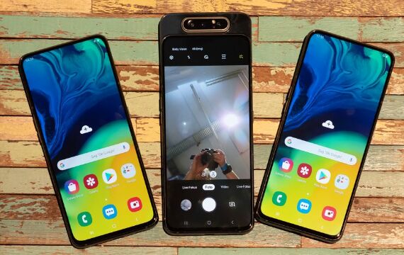 Đánh giá màn hình Samsung Galaxy A80 New Infinity có tốt không?